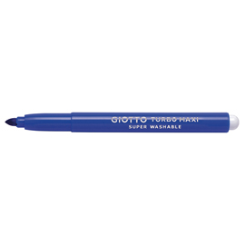 Pennarello Turbomaxi Monocolore - punta D5mm - blu oltremare - Giotto