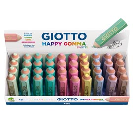 Happy Gomma Pastel - colori assortiti pastello - Giotto