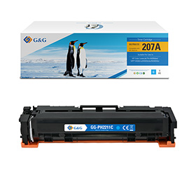 GG - Toner Compatibile per Hp W2211A - Ciano - 1.250 pag
