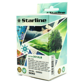 Starline - Cartuccia ink Compatibile - per  HP 301XL - Nero