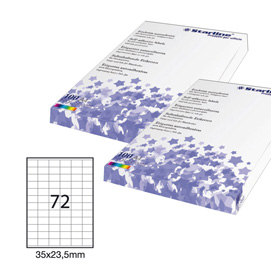 Etichette adesive - in carta - permanenti - 35 x 23