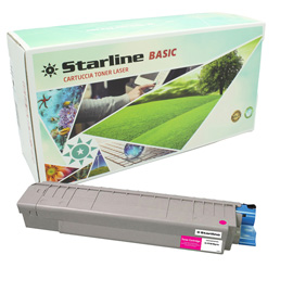 Starline - Toner Ricostruito - per Oki - Magenta - 44059211 - 10.000 pag