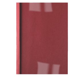 Cartelline termiche Business Line - 3 mm - leather rosso - GBC - scatola 100 pezzi