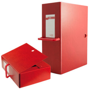 Scatola archivio Big 160 - con maniglia - dorso 16 cm - 25 x 35 cm - rosso - Sei Rota