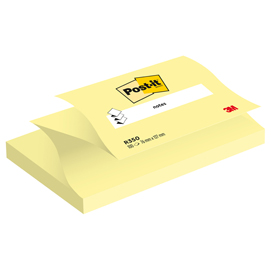 Blocco Post it  Super Sticky Z Notes - R350 - 76 x 127 mm - giallo Canary - 100 fogli - Post it