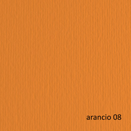 Cartoncino Elle Erre - 70x100cm - 220gr - arancio 108 - Fabriano - blister 10 fogli