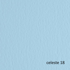 Cartoncino Elle Erre - 70x100cm - 220gr - celeste 118 - Fabriano - blister 10 fogli