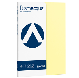 Carta Rismacqua Small - A4 - 200 gr - mix 5 colori - Favini - conf. 50 fogli