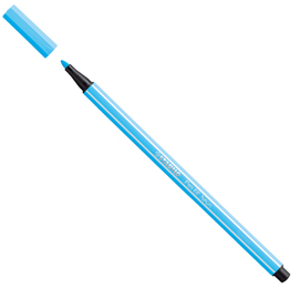 Pennarello Pen 68 - blu neon 031 - Stabilo