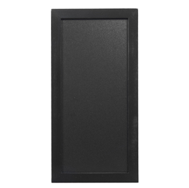 Lavagna Woody - cornice nera - 20 x 40 cm - Securit