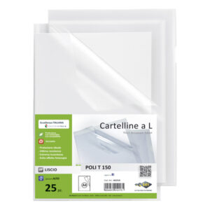 Cartelline a L Poli 150 - PPL - liscio - 21x29