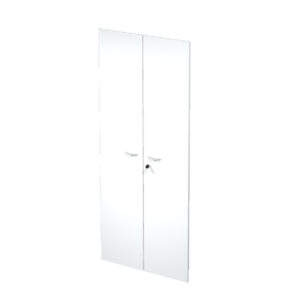 Coppia ante Easy - per mobile alto - 80 x 175 cm - spessore 18 mm - melaminico - bianco - Artexport