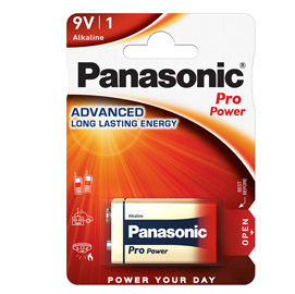 Pila Transistor ProPower 6R61 - 9V - Panasonic - blister 1 pezzo