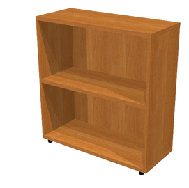 Libreria modulare bassa - a giorno - 76x32x81