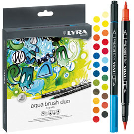 Pennarelli Aqua Brush Duo - punte 2