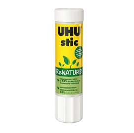 Colla UHU Stic ReNATURE - 40 gr - bianco - UHU