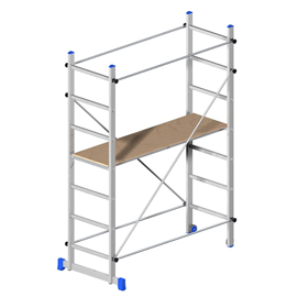 Trabattello Superminio - 158 x 80 x 220 cm - alluminio - Marchetti