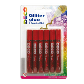 Blister colla glitter - 10