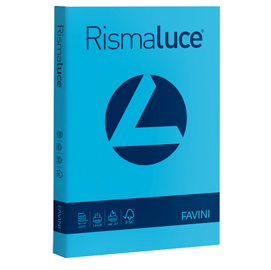 Carta Rismaluce - A4 - 90 gr - azzurro  55 Favini - conf. 300 fogli