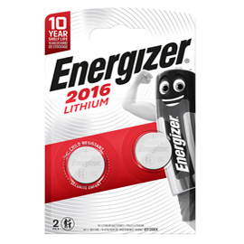 Pila CR2016 Lithium - 3V - Energizer - blister 2 pezzi