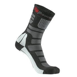 Calze corte tecniche Air - taglia L (44-47) - nero - U-Power - conf. 3 paia