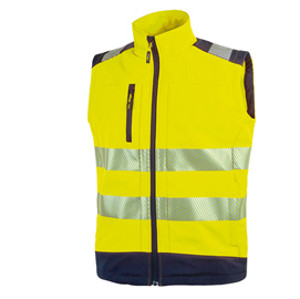 Gilet alta visibiltA' Softshell Dany - taglia XL - giallo fluo - U-Power