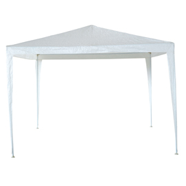 Gazebo Facile - 3 x 3 m - bianco - Garden Friend