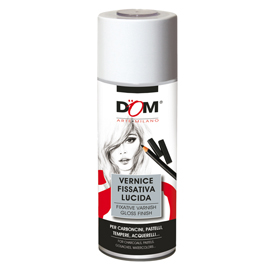 Vernice fissativa - lucida - 400 ml - DOM