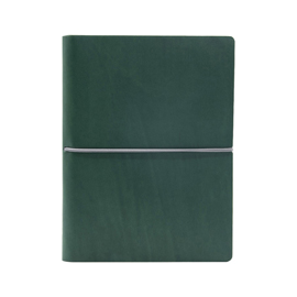 Taccuino Evo Ciak - 9 x 13 cm - fogli bianchi - copertina verde - In Tempo