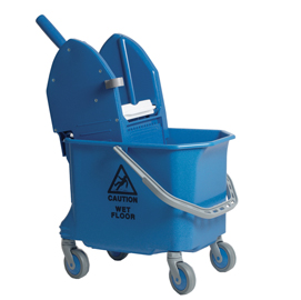 Carrello per pulizie Mono Pro18 - monovasca- 18 L - 29 x 40 x 76 cm - blu - Taxon