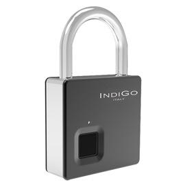 Lucchetto Indico Lock5 - con impronta digitale - Mediacom