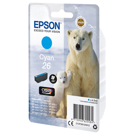 Epson - Cartuccia ink - 26 - Ciano - C13T26124012  - 4