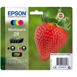 Epson - Confezioni cartucce ink - 29 - C/M/Y/K - C13T29864012 - C/M/Y 3