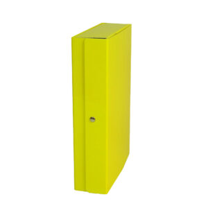 Scatola progetto Glossy - dorso 12 cm - giallo - Starline