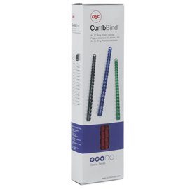 Dorsi spirale - 21 anelli - 12 mm - nero - GBC - conf. 100 pezzi