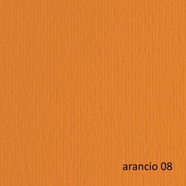 Cartoncino Elle Erre - 70x100cm - 220gr - arancio 108 - Fabriano - blister 10 fogli