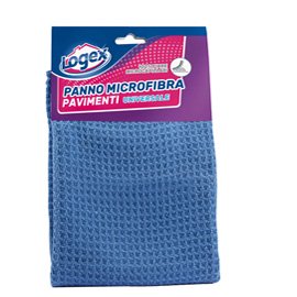 Panno per pavimenti - microfibra - 40x60 cm - blu - Logex Professional