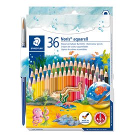 Pastelli Noris aquarell 144 - colori assortiti - Staedtler  - astuccio 36 pezzi