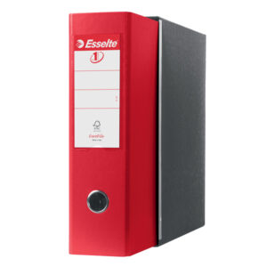 Registratore Eurofile G53 - dorso 8 cm - commerciale 23x30 cm - rosso vivida - Esselte