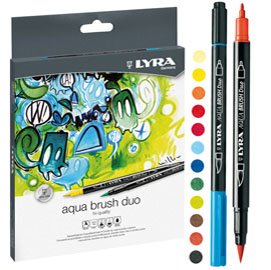 Pennarelli Aqua Brush Duo - punte 2