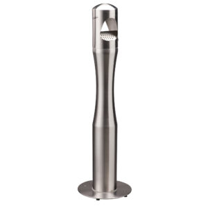 Portacenere a colonnna - diametro 13 cm - H 108 cm - acciaio inox - Medial International