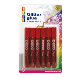 Blister colla glitter - 10