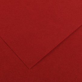 Foglio Colorline - 70x100 cm - 220 gr - rosso granata - Canson