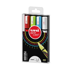 Marcatore a gesso liquido Uni Chalk Marker - punta tonda 1