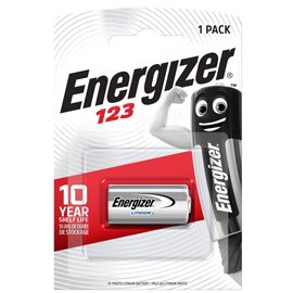 Pila 123 Photo Lithium - 3V - Energizer Specialistiche - blister 1 pezzo