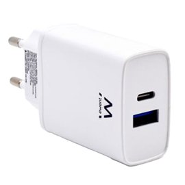 Caricabatterie rapido - 2 porte - USB-C e USB-A da 20W - Eminent