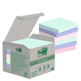 Blocco Post it   Green - 654-1GB - 76 x 76 mm - natural - 100 fogli - Post it  - conf. 6 pezzi