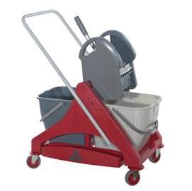 Carrello per pulizie Duo Qo-kart ClassicoTre 30 - 30 L -  42 x 78 x 93 cm - Taxon