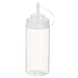 Squeeze bottle - per salse - 500 ml - trasparente - Leone