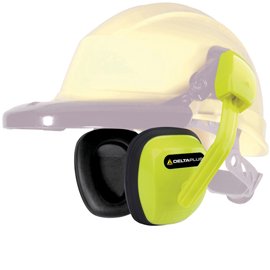 Cuffie antirumore Suzuka2 - per elmetti - giallo fluo - Deltaplus